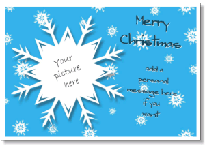 Free Christmas photo card templates online, make a ...